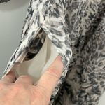 ALLSAINTS NWT All Saints Amara Laertes Midi Dress Size 4 Ecru Leopard Print Long Sleeve Photo 9