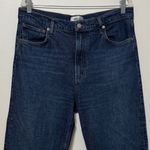 AGOLDE  Ren Jeans Size 31 Dark Wash Wide Leg Denim Photo 3