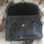 Patricia Nash  Black Leather Bag with Silver Accents Photo 7