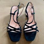 J.Crew New!  Suede Block Heel Strappy Sandals Photo 1