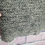 Elan OMBRE WOOL OPEN KNIT LONG LINE TUNIC WITH METALLIC WEAVE ACCENTS LARGE Photo 5