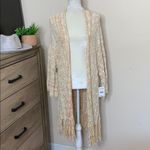 Free People nwt // lucia fringe knit cardigan Photo 71