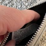 ZARA  Women’s‎ Gray Croc Like Texture Wallet With Silver Chain Photo 10