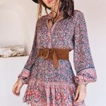 SPELL Jasmine Playdress in Navy Size XS Pink Photo 7