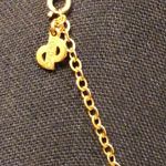 Christian Dior  Gold Plated CD Monogram Pendant Necklace w/ DIOR BOX, DUST BAG Photo 10