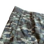 Free People  Camo Print Mini Skirt Casual Streetwear Fall Cotton Size 8 Women's Photo 2