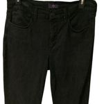NYDJ  Women's Black Stretch Boot Cut Jeans EUC Size 8 Photo 4