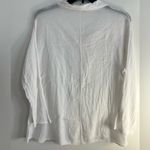 Made in ITALY. 100% cotton.Casual White V Photo 6