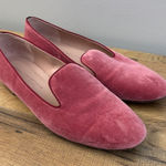 Margaux Gal Meets Glam Pink Velvet Slip On Loafer Flats Size 9.5 Photo 0