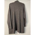 CeCe Women Charcoal Gray Long Sleeve Pearl Embellished Pocket Cardigan Sweater M Photo 5