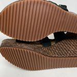 Sofft Haddison Black Suede woven textured Wedge Sandals comfort womens 9 Photo 12