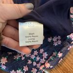 Draper James  RSVP blue floral ruffle wrap dress M Photo 7