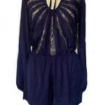 Heritage 1981 | Cute Navy Long Sleeve Romper XS Photo 0