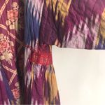 Vintage Afghan/Uzbek Silk Chapan Robe Patchwork Floral & Ikat | Collectors Piece Photo 8