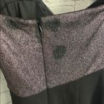 Badgley Mischka  Poetic velvet flower formal dress metallic off shoulder glam 4 Photo 5