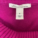 Kenneth Cole New York Women’s M Magenta Cowl Neck Quarter Faux Button Sleeve Top Pink Size M Photo 3