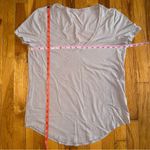 Lululemon  Love V NeckShort Sleeve T Shirt Lilac Pink Medium Photo 4