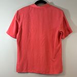 Anna and Frank 100% Silk Camp Shirt Short Sleeve Button Up Pockets Coral Women Photo 1