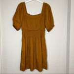 Old Navy  Puff Sleeve Waist Defined Smock Flared Mini Dress Size S Photo 5