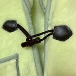 Hiromichi Nakano Vest Women’s Unisex Large Lime Green Cozy Artsy Lagen Photo 4