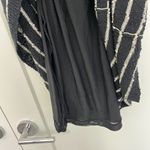 Alice + Olivia  Small Black, White Monah Pinstripe Stretch Knit Sleeveless Dress Photo 10