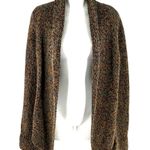 Anthropologie HWR Multicolor Wool/Alpaca Chunky Cardigan Sweater Size Medium Photo 0