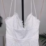 Fame and Partners  White All Lace Jumpsuit Photo 2