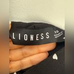 LIONESS  by PRINCESS POLLY Black White Heart Print Ruched Midi Slip Dress XS Photo 11