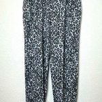 Socialite Grayscale Leopard Print Sweatpant Jogger Pants Size M Photo 0