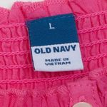 Old Navy Womens Smocked Tiered Midi Dress Size L Stretch Cottagecore Peasant Photo 4