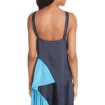 Tibi  Colorblock Shirred Cami Top Photo 3