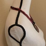 Ava Renee NWT Large Handmade Pendant Red Beaded Costume Jewelry Necklace Photo 2