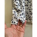 Rails  Roman Snow Leopard Linen Lyocell Tencel Blend Crew Neck Tee Top Size XL Photo 6