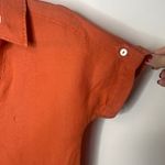 H by Halston Halston Orange Linen Dress Sz XS Shift Photo 7