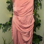 DO+BE  Strapless Tulip Hem Midi Dress in Dusty Rose NWT Size Large Photo 5
