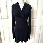 Splendid black thermal knit cowl neck long sleeve dress Photo 5
