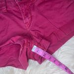 Silver Jeans  Toni 3 1/2 distressed crimson raw hem shorts sz 28 Photo 5