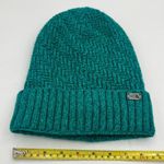 The North Face Women's Knit Beanie Green Knit One Size Photo 4