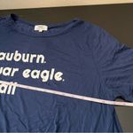 Piko  Women’s Blue Auburn War Eagle Y’all Gathered Tunic Top Medium NWT Photo 9