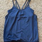 Athleta  Dot Invigorate Tank Women’s Size Small in Blue Photo 0
