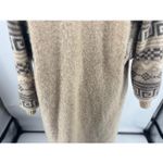 Vintage Hilda Icelandic Wool Knit Coat Sweater Jacket White Gray Iceland Size XS Photo 12