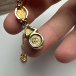 Swavorski Swarovski Crystal Signature Clear & Gold Tone Pierced Dangle Drop Earrings NWT Photo 3