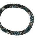 Sashka Bracelet Handmade Boho Chic Crochet Beaded Roll Photo 1