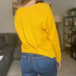 Two by Vince Camuto Yellow Long Sleeve Button Down Cardigan Sweater Medium Photo 2