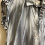 Olive & Oak Sleeveless Striped Button Up Photo 0