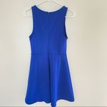 Forever 21  Y2K Fit & Flare Royal Blue Dress – Small – Sleeveless, Crew Neck Photo 4