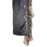 STUNNING MANDALAY Y2K Evening‎ COCKTAIL DRESS Embellished Sequin Ruffle Size 10 Black Photo 5