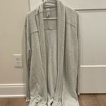Athleta  Light Gray Long Cardigan Photo 1