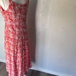 Chelsea and Violet  Asymmetrical Red Floral Dress Photo 6