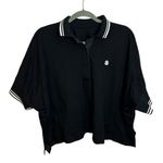 Sacai S Pique Polo Shirt Black Size M Photo 0